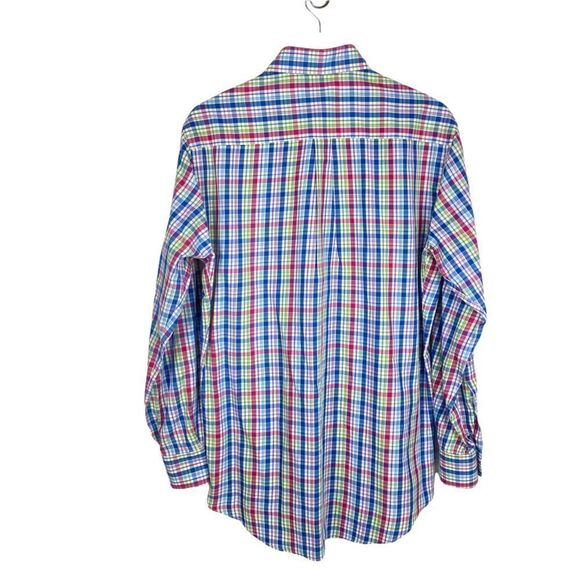 Peter Millar Men's Multi-Check Button Down Shirt size Medium - Picture 2 of 8